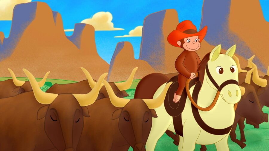 Curious George Go West Go Wild (2020) จ๋อจอร์จจุ้นระเบิด ป่วนแดนคาวบอย - Curious George: Go West, Go Wild